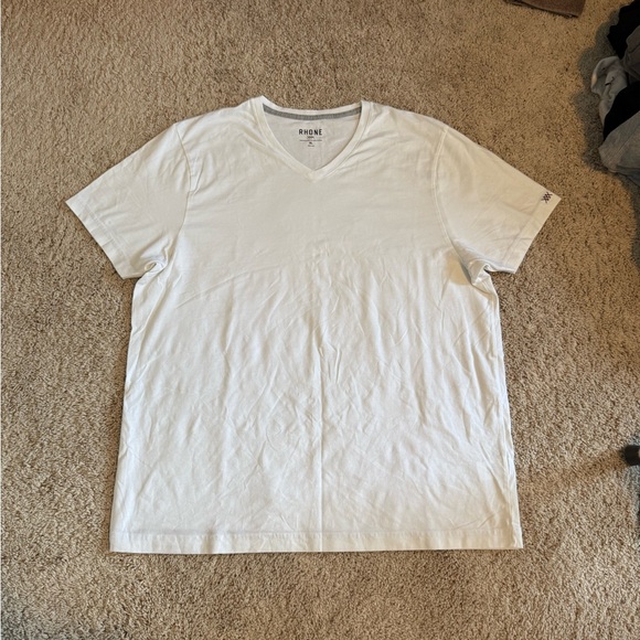 Rhone White Short Sleeve Crew Neck Tee - Picture 1 of 5